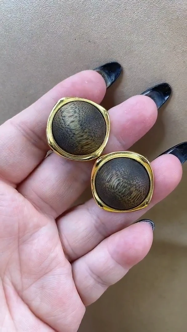 沉香吊坠耳环耳环