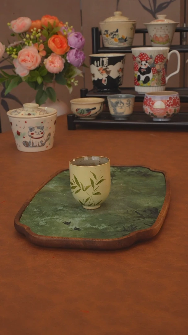 落单福利 竹子品茗杯