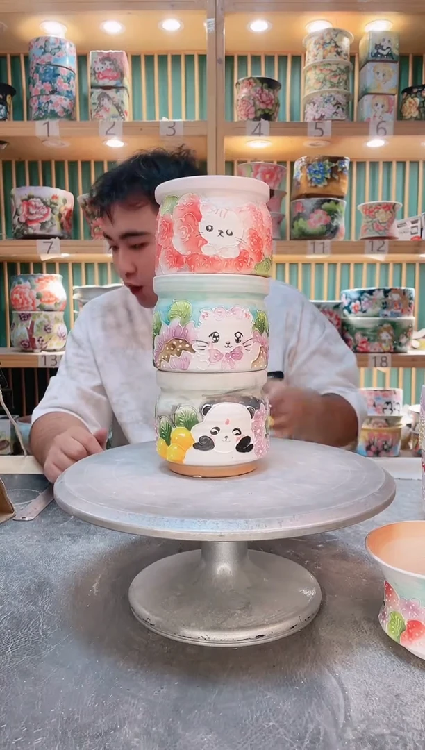 瓷片默认微瑕一物一拍0925-092-3个