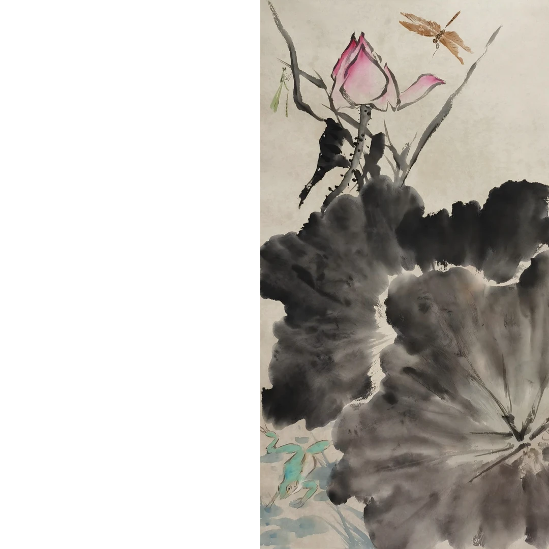 【辽拍】V250709-2-649《花虫》（2.7平尺)  纸本镜片 ws1226