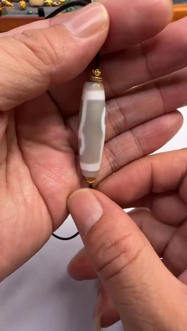 合金颈饰玛瑙/玉髓玛瑙珠子