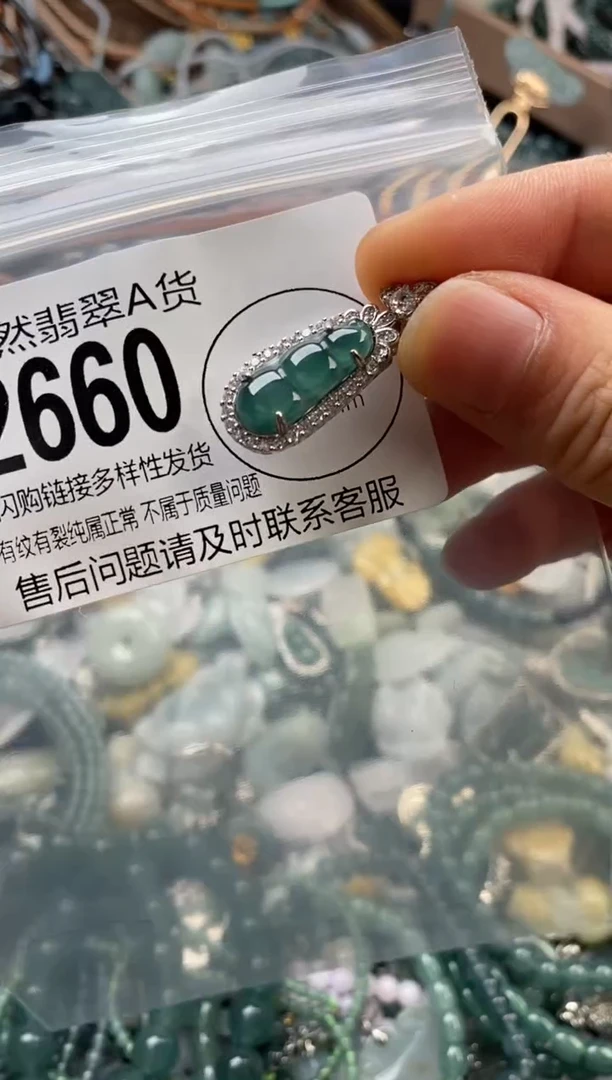 颈饰未镶嵌翡翠翡翠2660