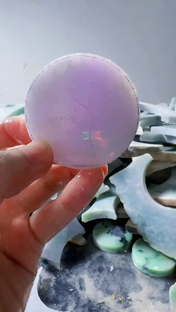 裸石翡翠缅甸翡翠A货文106