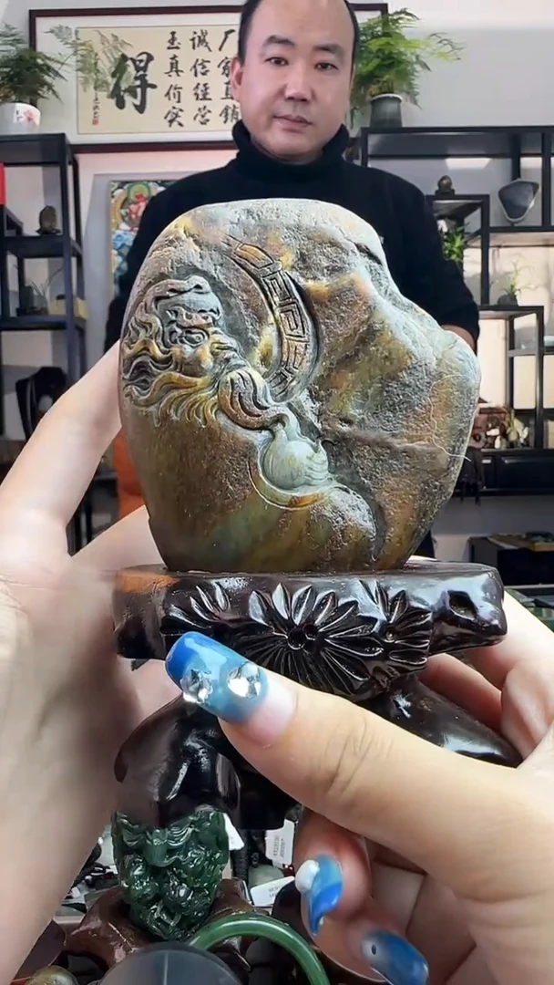 颈饰未镶嵌和田玉钟馗