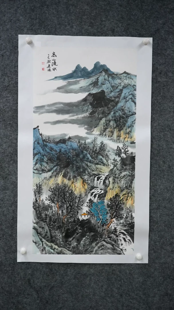 国画国画作品HJG老师