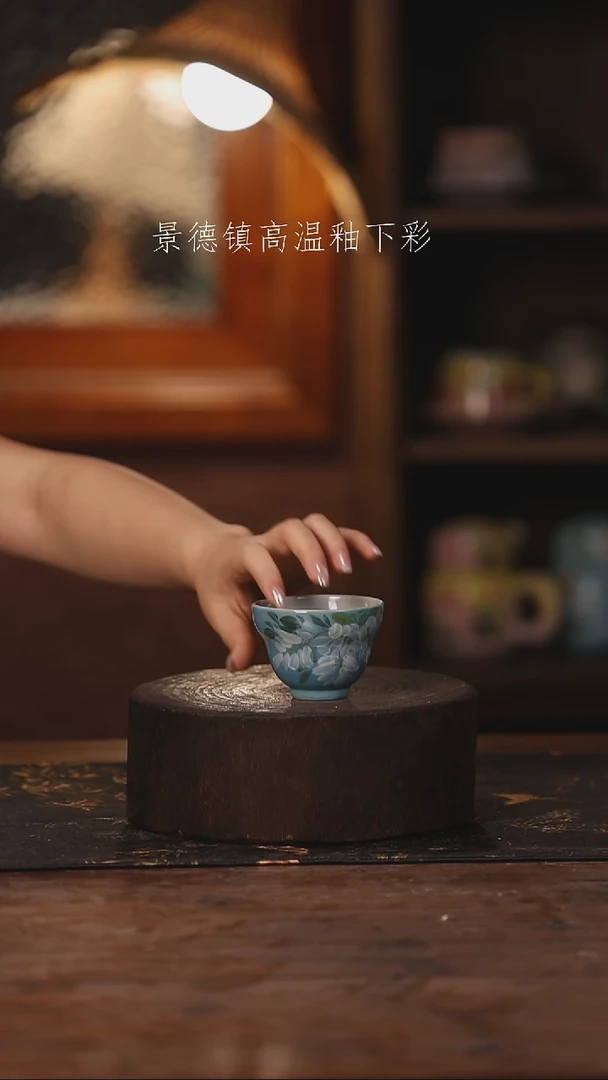 陶瓷景德镇高温釉下手绘陶瓷449