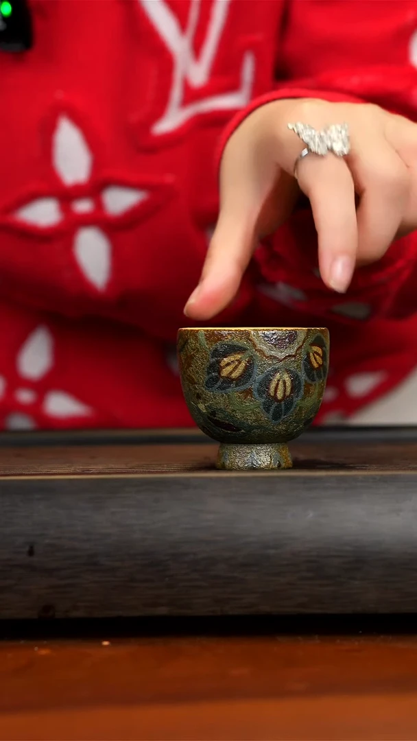 【闪购商品】紫砂茶壶敦煌柴烧高足杯