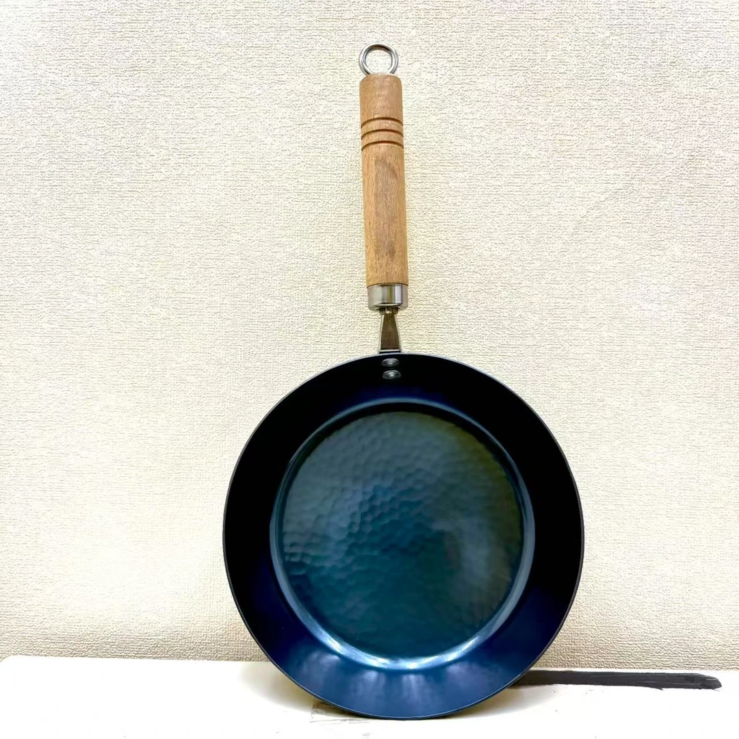 正宗章丘手工平底铁锅煎锅家用无涂层不粘锅宝宝辅食锅烙锅