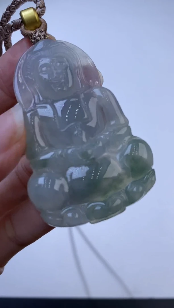 未镶嵌挂件翡翠浅**g300806