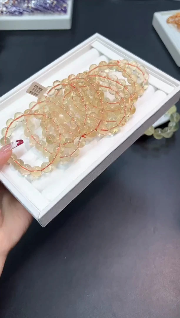 【闪购商品】水晶手串未镶嵌56U多样性发其一1条11mm默认微瑕