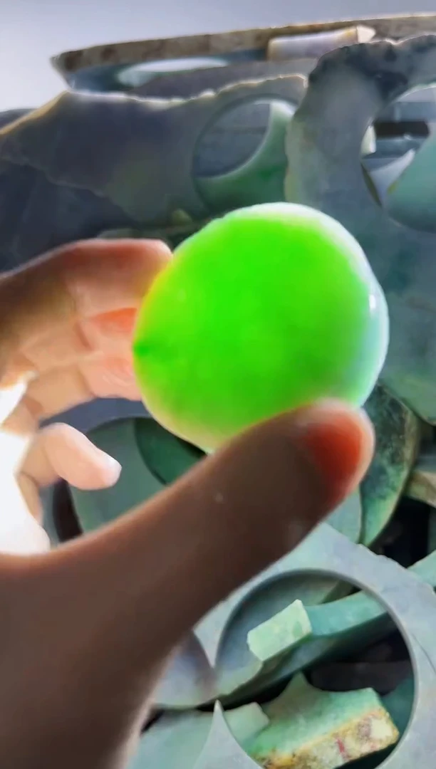 裸石翡翠缅甸翡翠A货文3514