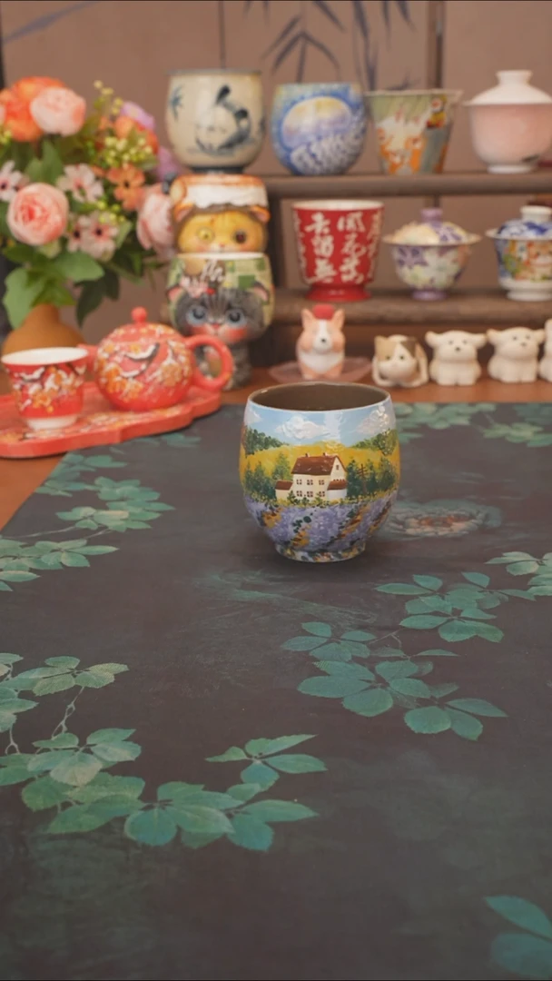 石一  薰衣草庄园手握杯