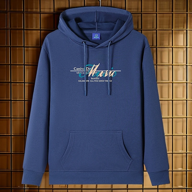 【商超同款】美式卫衣男款春秋季2025新款潮牌重磅情侣连帽衫男女