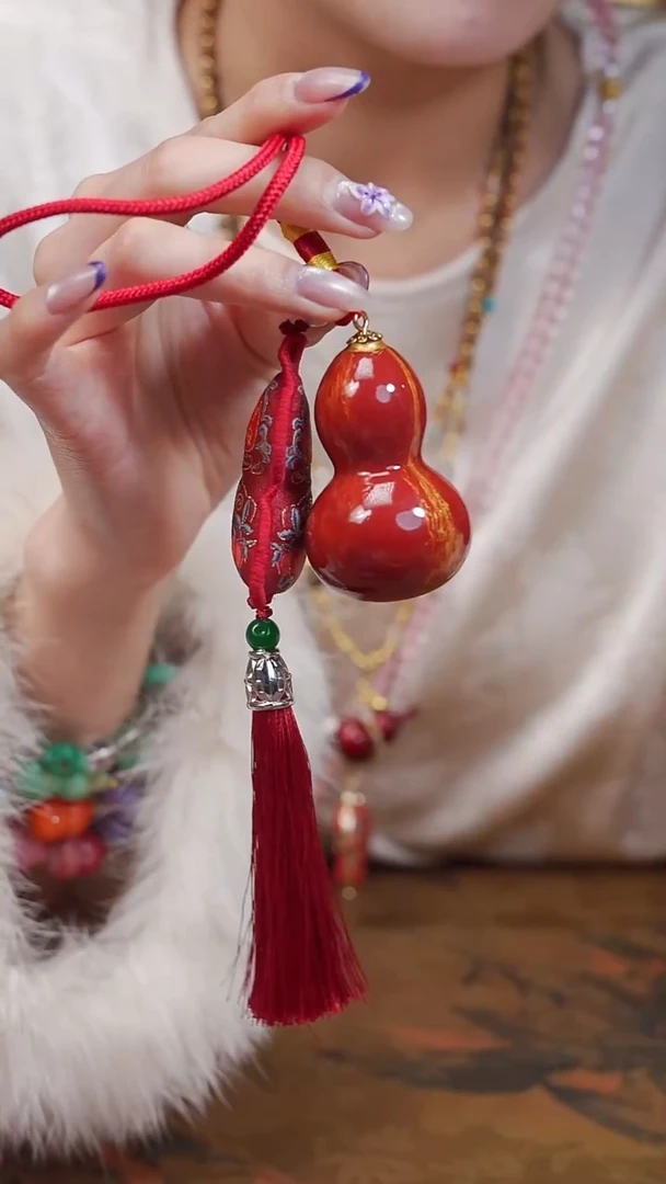 605漆艺工艺小葫芦29.9