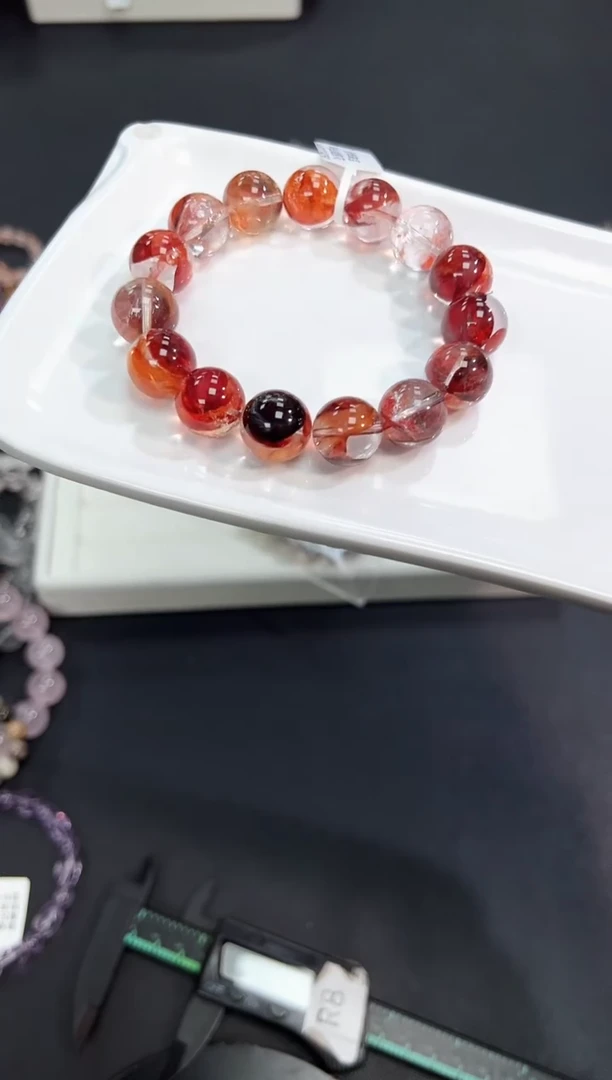 【闪购商品】水晶手串未镶嵌76f多样性发其一/1条14mm默认微瑕