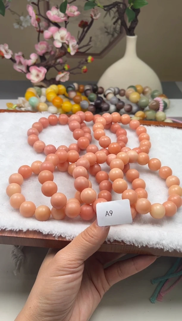 白玉菩提吊坠瑕A9圆珠15mm一串随机