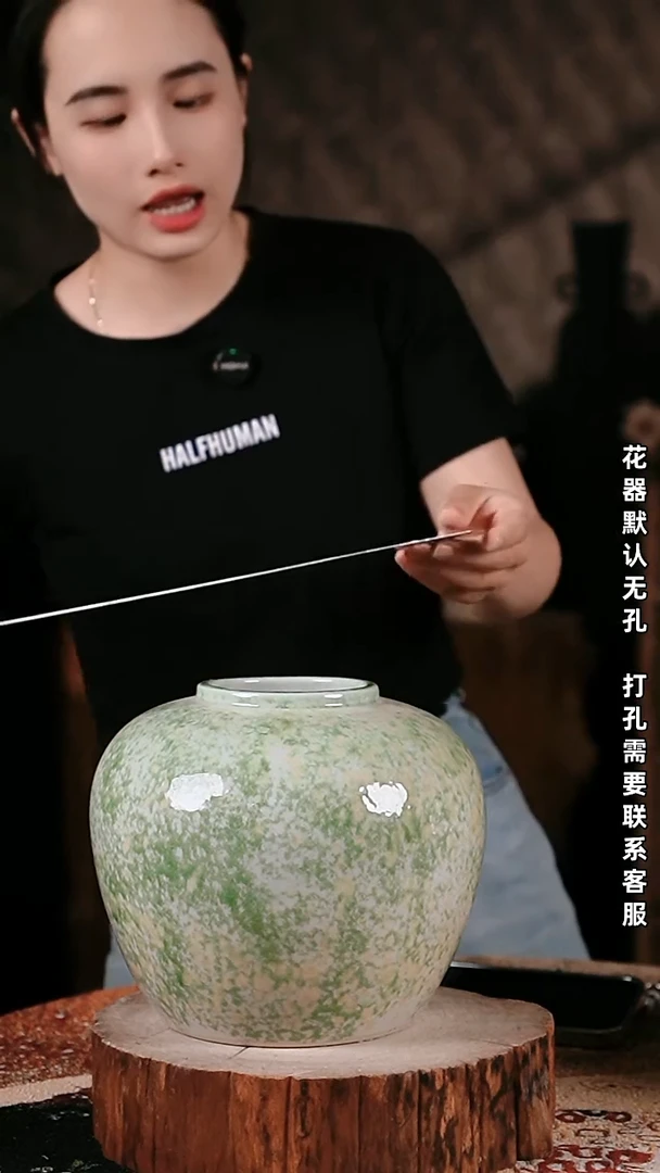 摆件景德镇花器摆件9*19