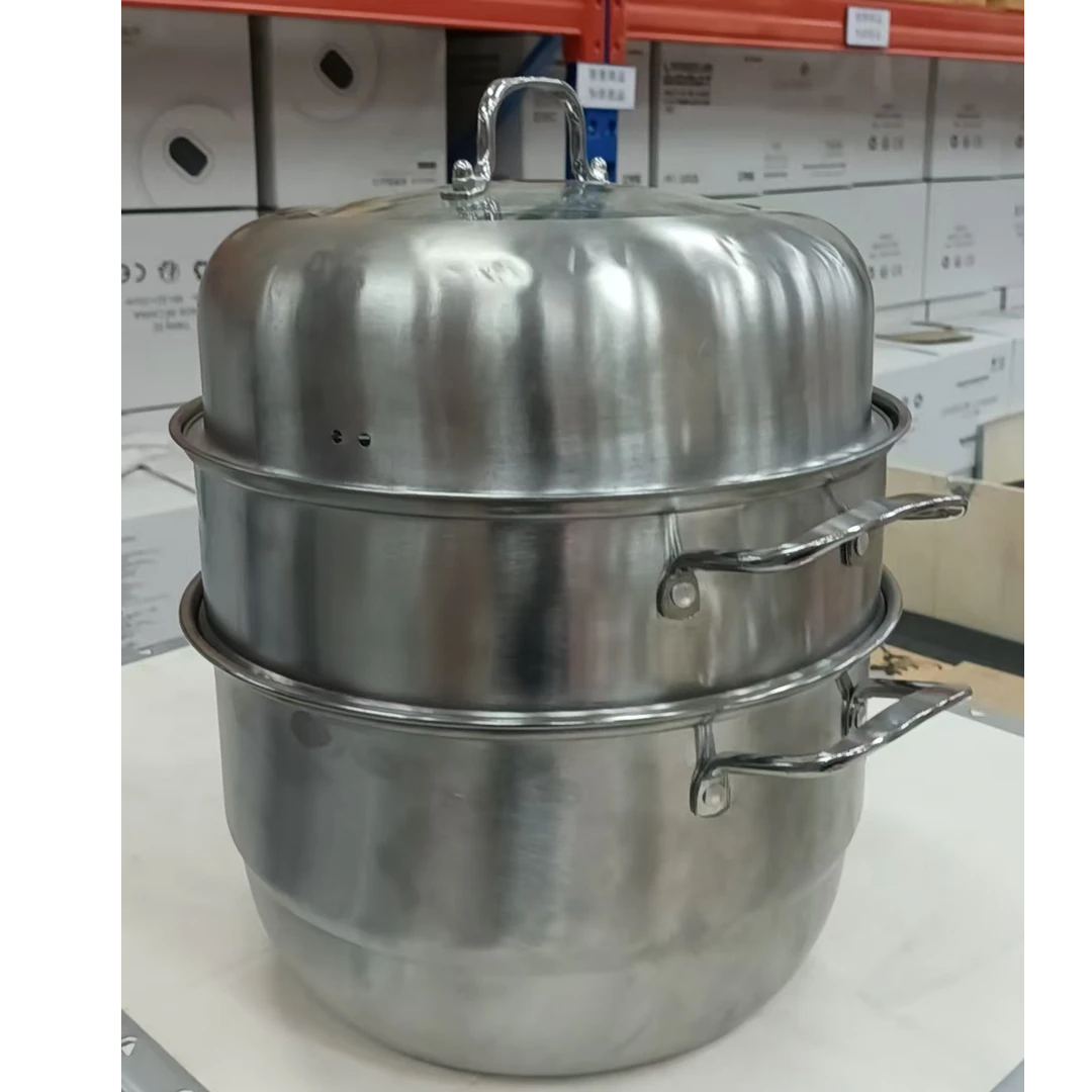 兔哥专属 家用三层不锈钢蒸锅