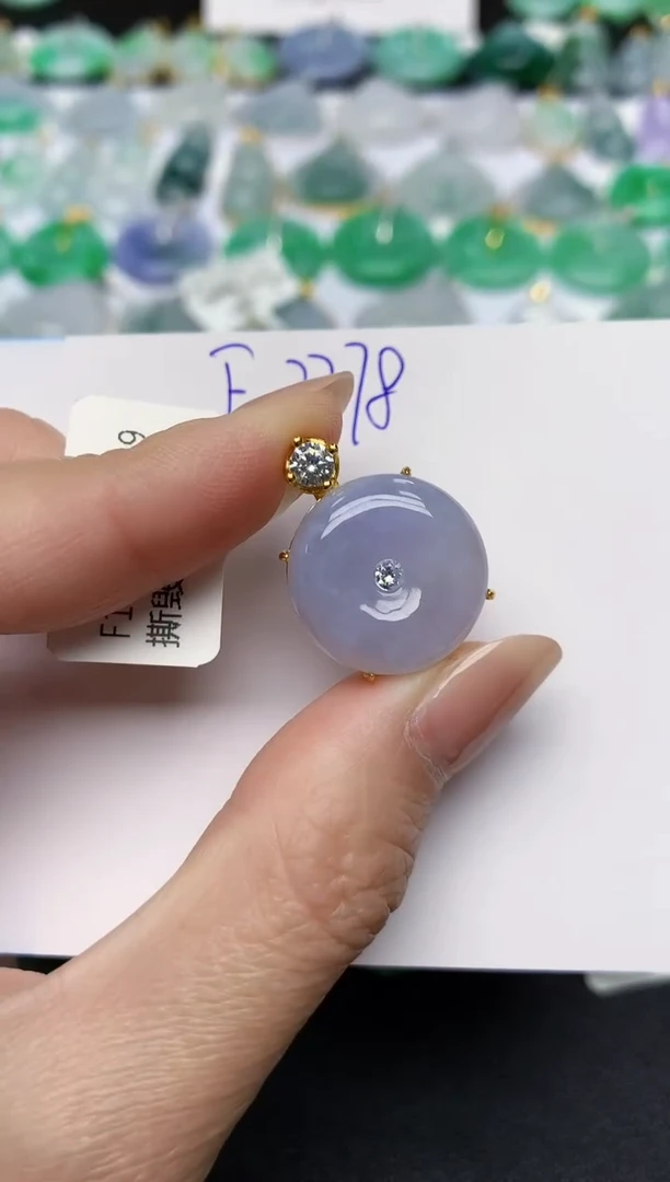 颈饰未镶嵌翡翠天然缅甸A货翡翠百元以上9元证书费自理