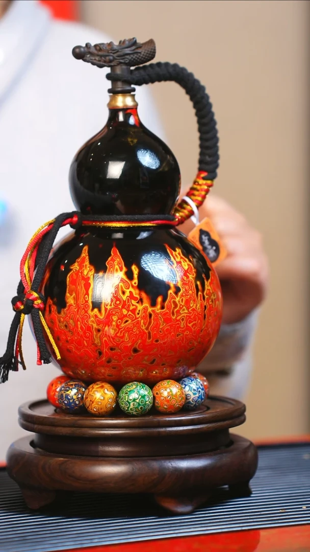 【闪购商品】JW049大师姐臻选非遗大漆酒葫芦