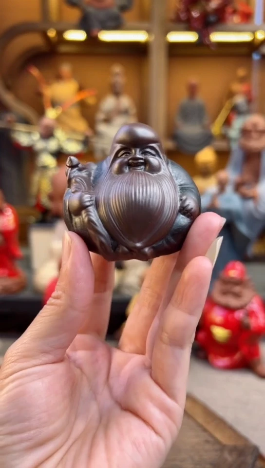 紫砂茶宠器闵茶宠摆件
