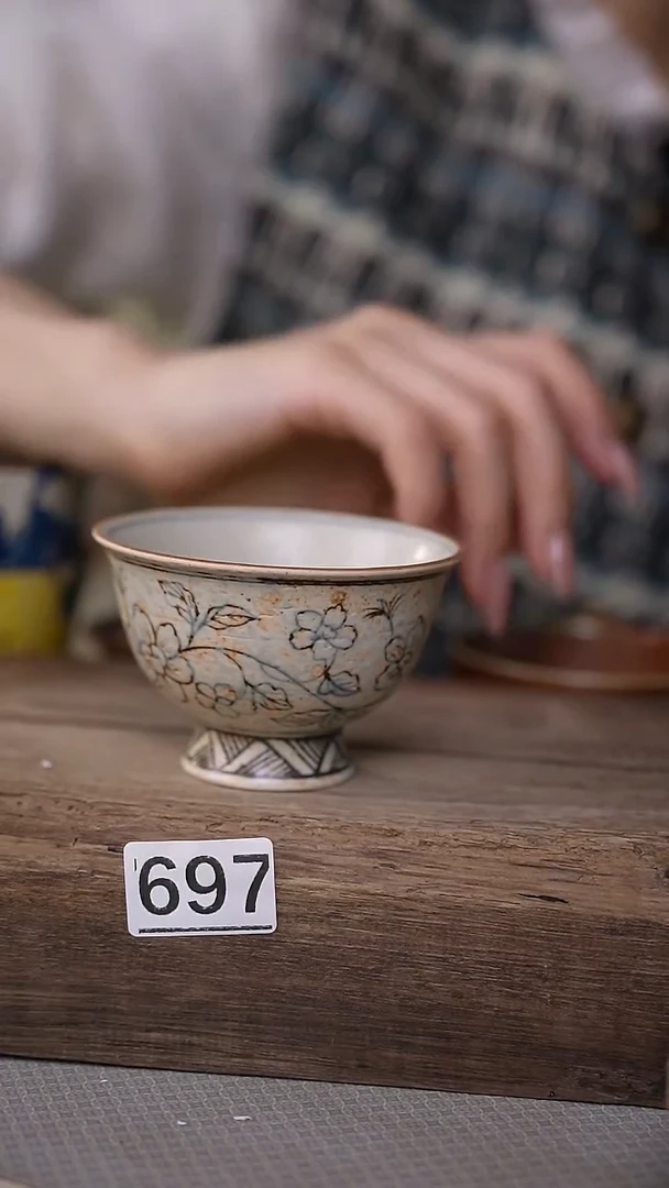 【闪购商品】瓷片高古青花系列·沐音设计师款/杯