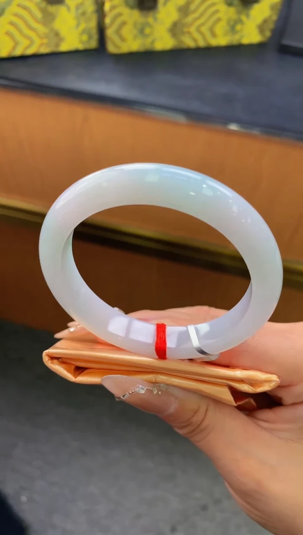 未镶嵌手镯翡翠-F106-正圈54.9