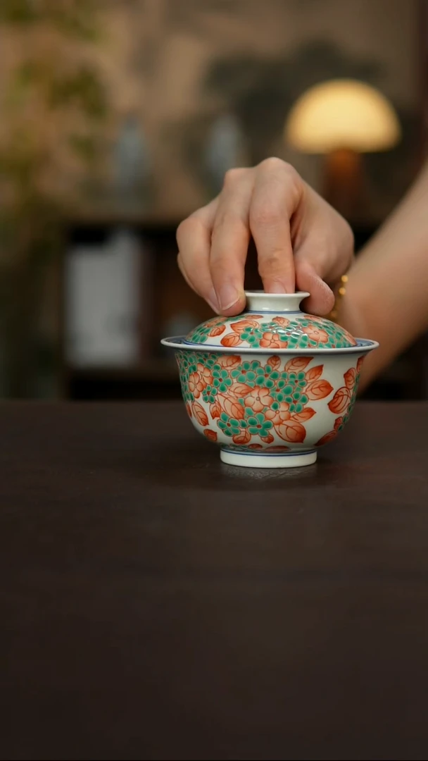 景德镇陶瓷杯碗柴烧多人