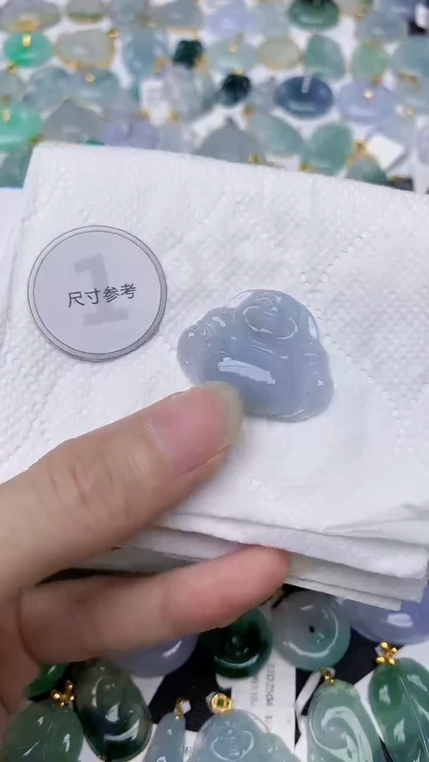 颈饰未镶嵌翡翠天然A货翡翠