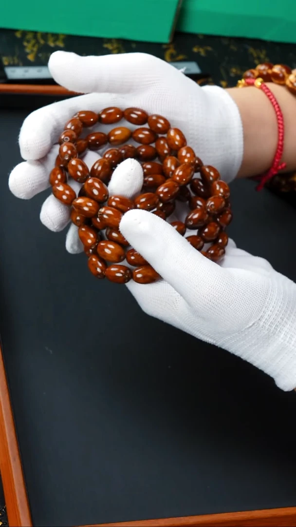 紫金鼠手串纯色枣珠多样发货