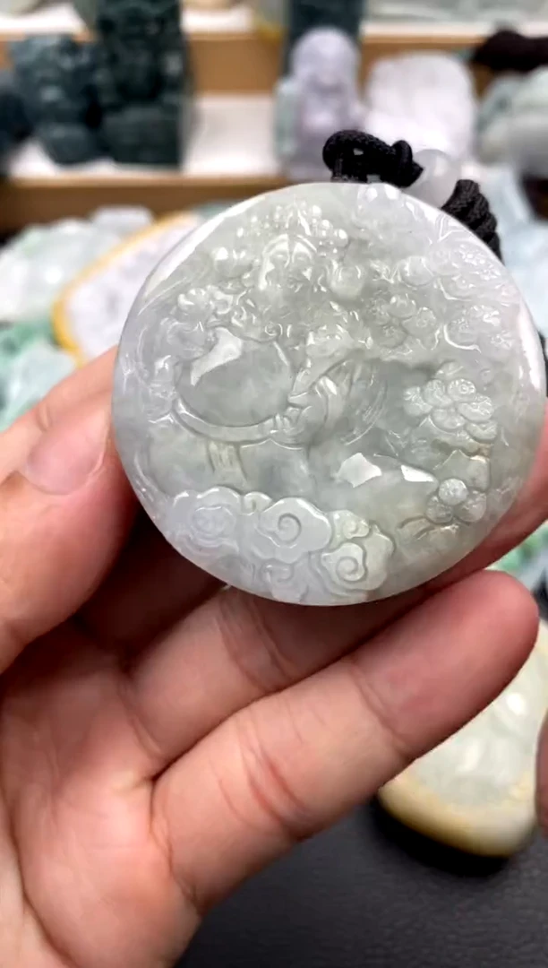 吊坠(不含链)未镶嵌翡翠1