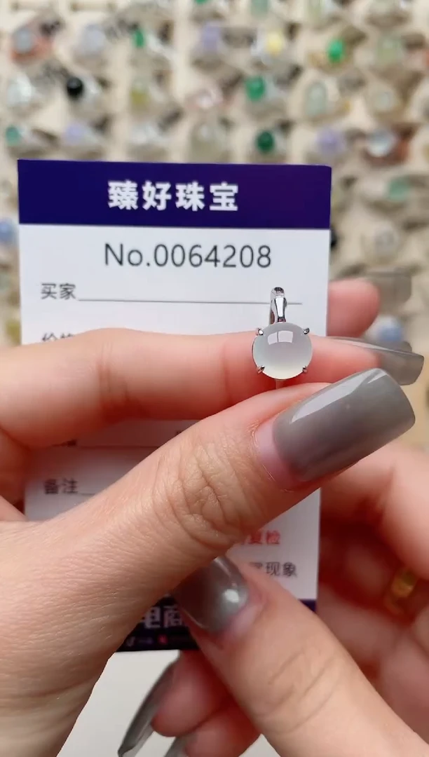 【闪购商品】翡翠戒指银S925镶嵌·
