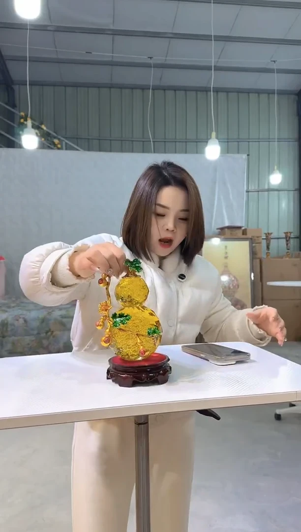 琉璃于台花瓶花器ZZ-晚15