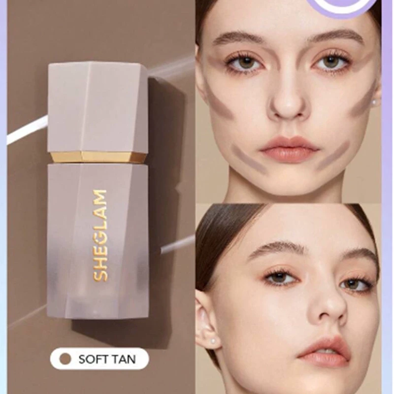小猴子同款 Sheglam液体修容棒Soft Tan灰调阴影立体修容液