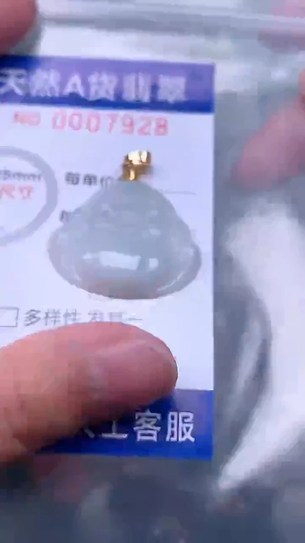 翡翠未镶嵌吊坠(不含链)1