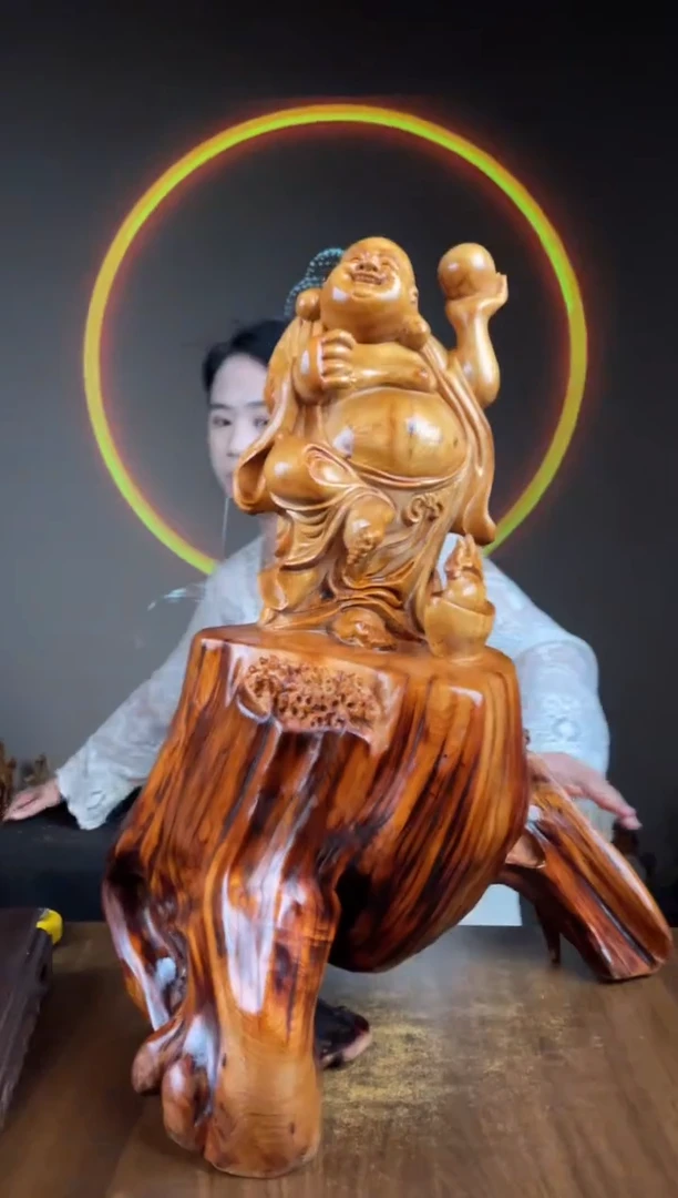 柏木（崖柏）手工摆件,先抢先得! 编号:375