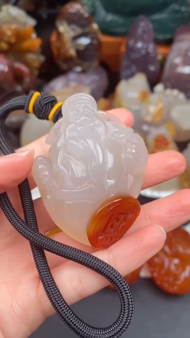 玛瑙/玉髓颈饰未镶嵌回***远AA