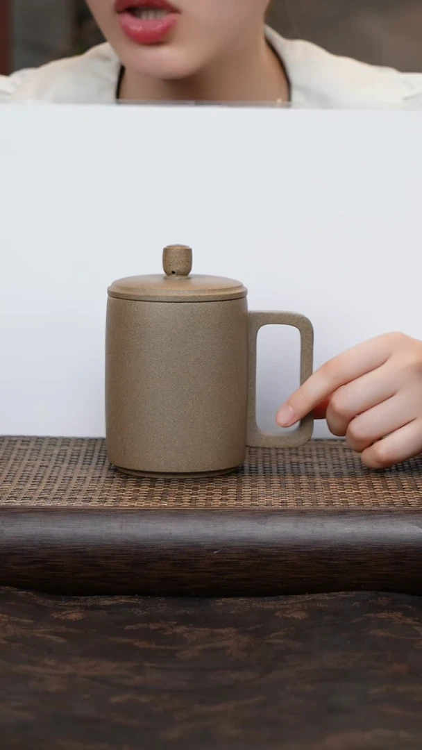 茶杯紫砂青段直筒新品