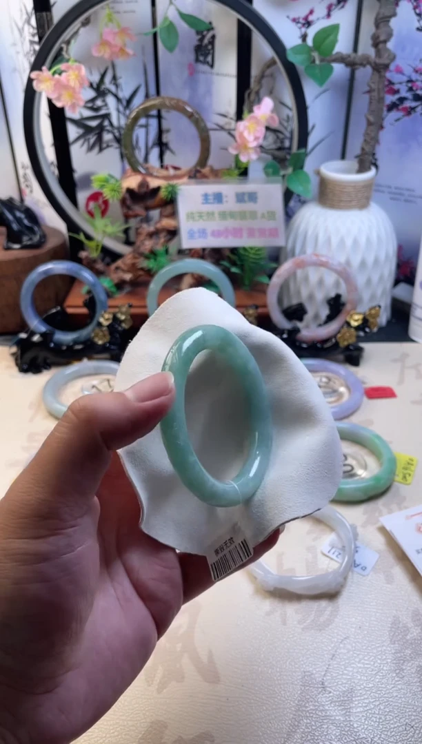 未镶嵌手镯翡翠正圈53