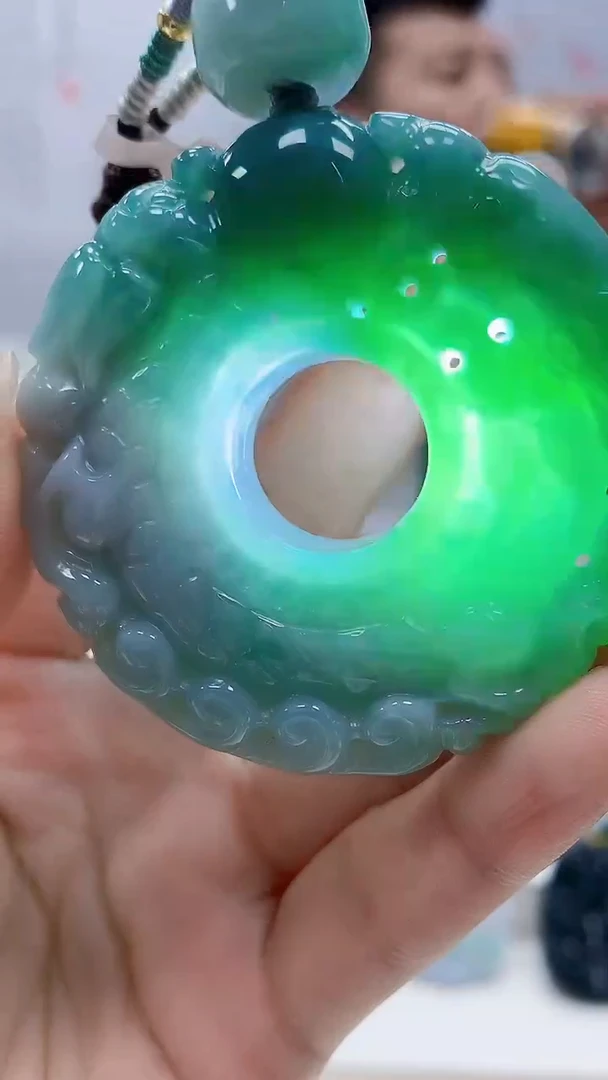 定制翡翠未镶嵌4812lr-毛货挂件61