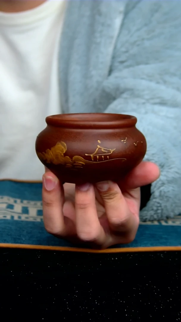 【闪购商品】紫砂花盆6.5*4.5内径紫砂花盆