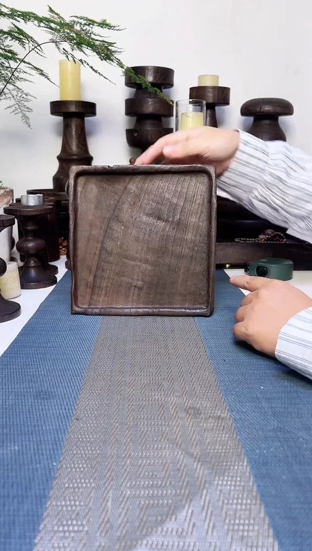 香樟木侘寂风碳化木器