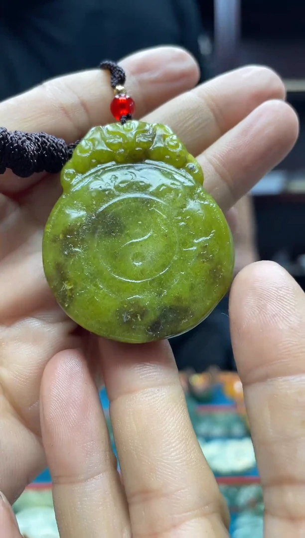 未镶嵌岫玉吊坠多样性发*货拍一发一