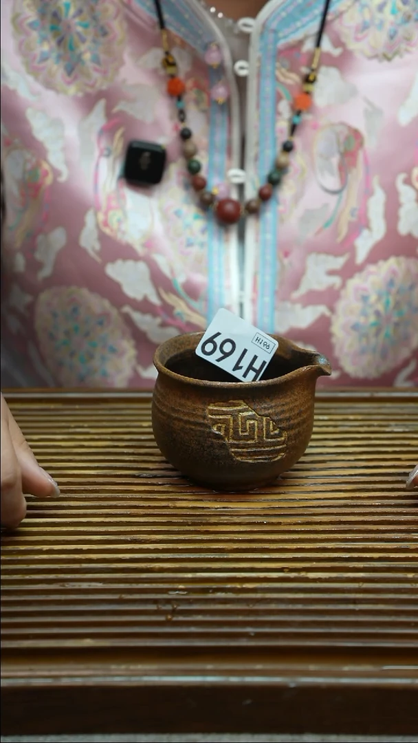 万古烧粗陶手工茶具