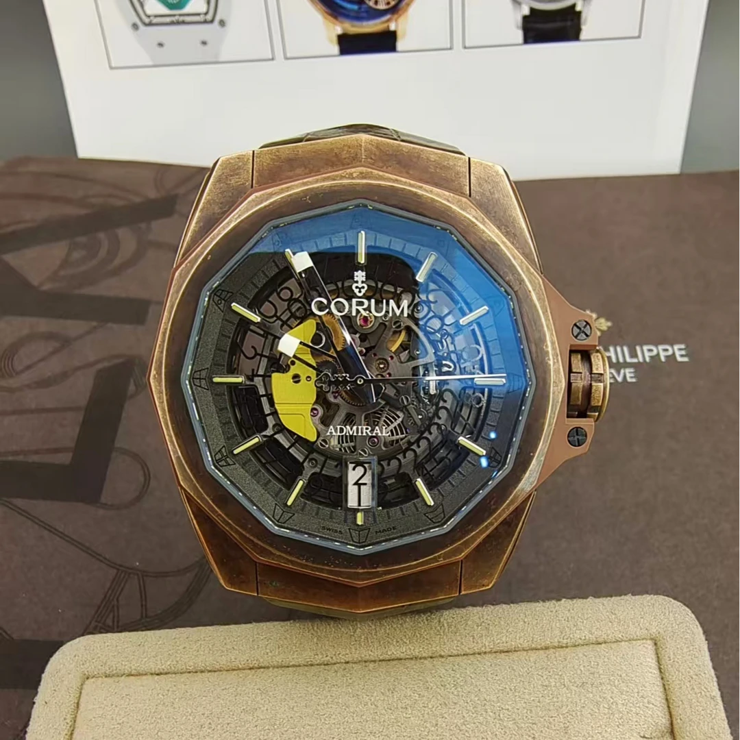 95新 CORUM/昆仑表 昆仑/男表/海军上将系列/45mm/单表/10.65
