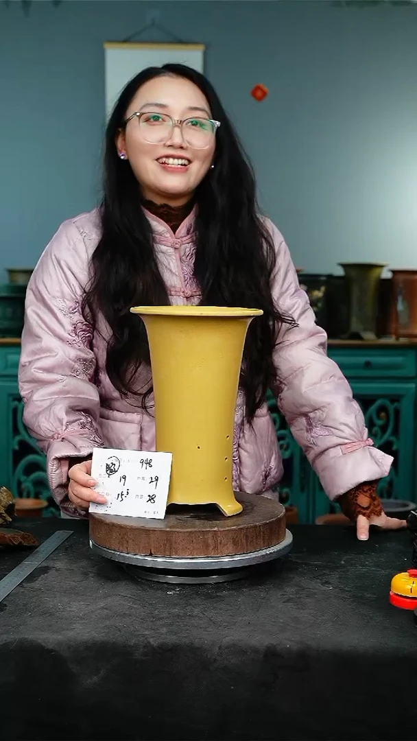 紫砂花盆948瑕疵紫砂花盆