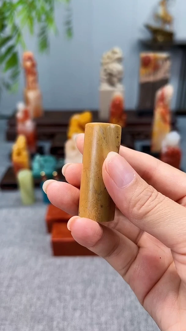 昌化石印石素章  自定义2.0 圆形