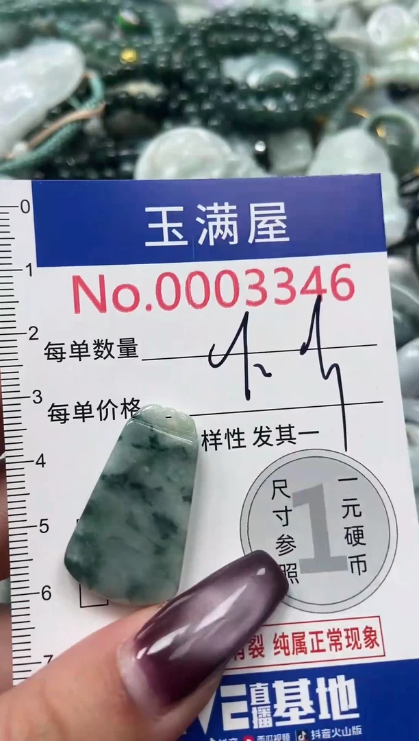 颈饰未镶嵌翡翠3346