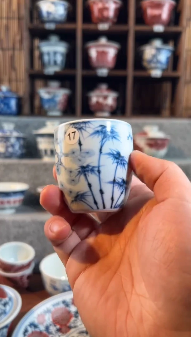 【闪购商品】17天禄言瓷手绘茶具
