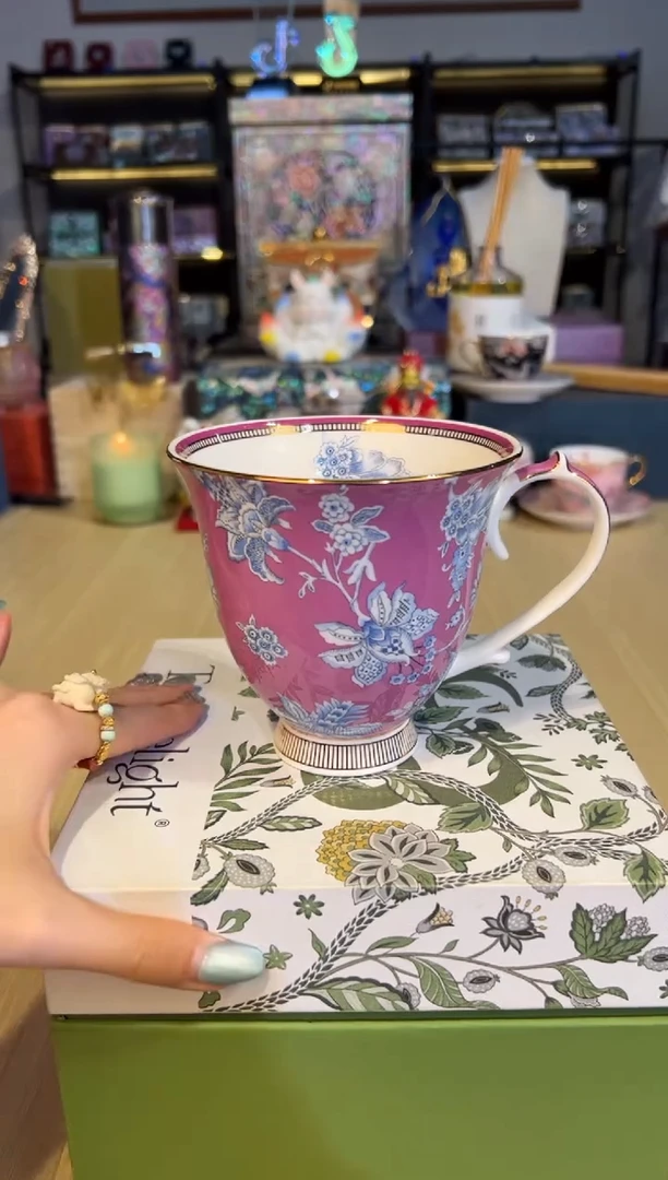 87瑰宝锦绣马克杯（浅紫）